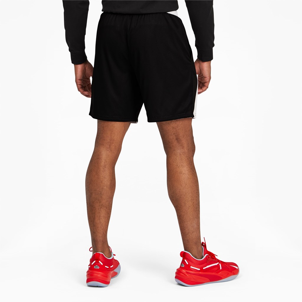 Puma Flare Basketball Shorts Herre Svarte | TB6734821