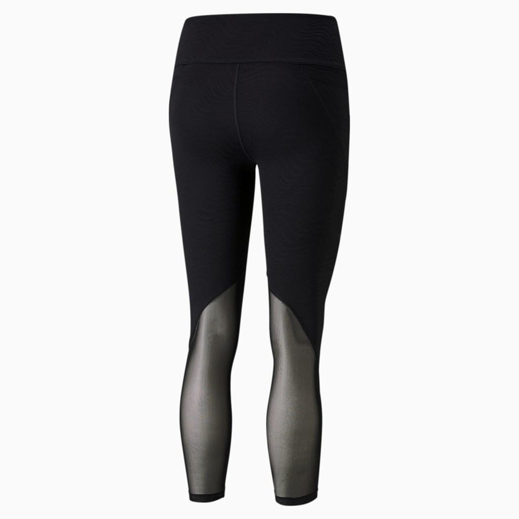 Puma Flawless High Liv 7/8 Trenings Leggings Dame Svarte | 894OUADTB