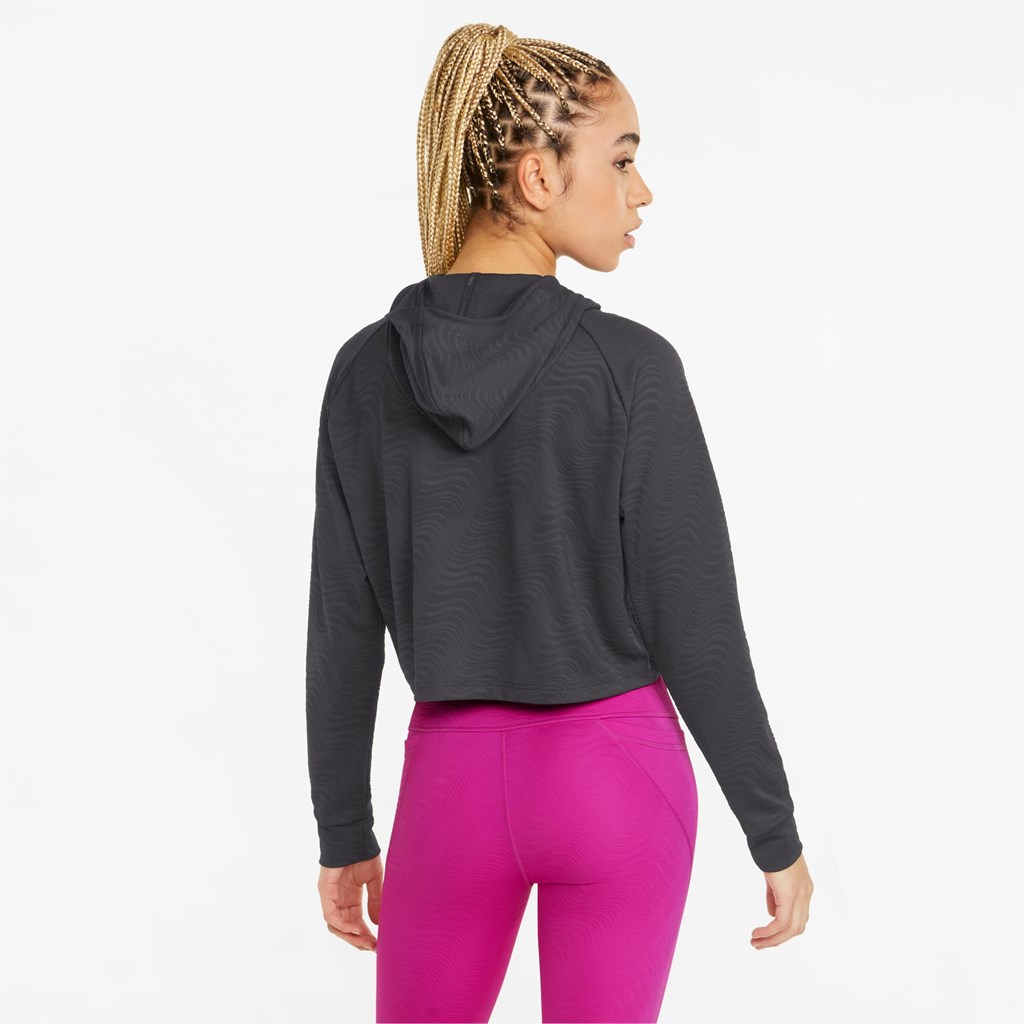 Puma Flawless Pullover Trenings Hettegensere Dame Svarte | 947ESGRAY