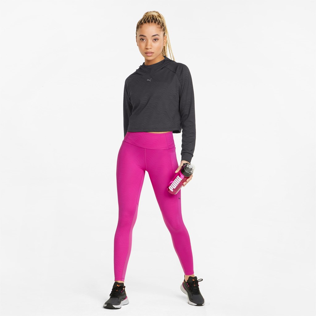 Puma Flawless Pullover Trenings Hettegensere Dame Svarte | 947ESGRAY