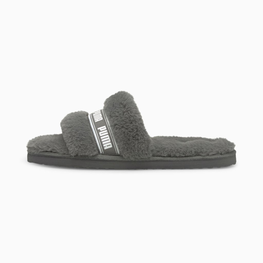 Puma Fluff Badesandaler Jr Badesandaler Jente Hvite | DN1675483