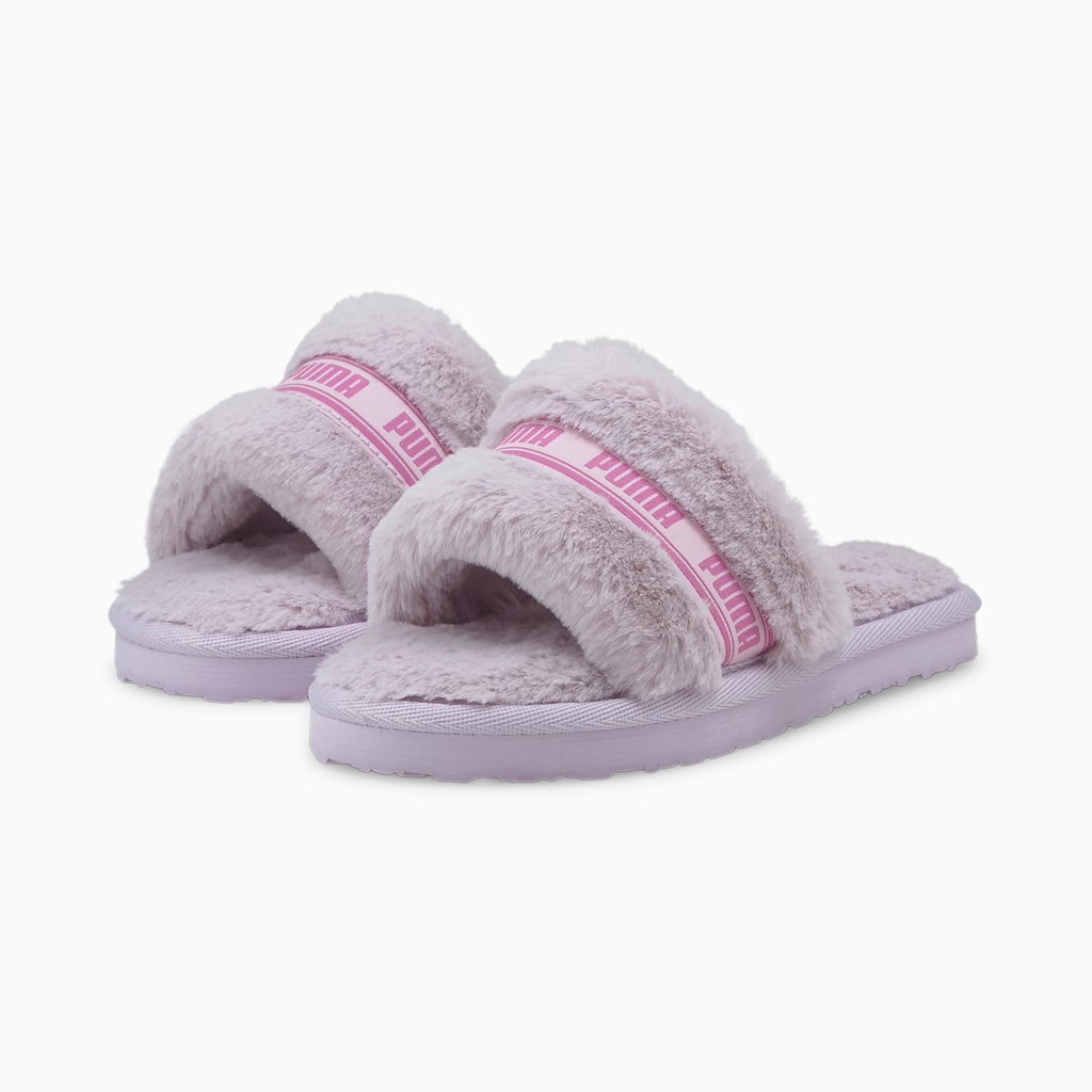 Puma Fluff Little Tøfler Jente Lavendel | FI0892651