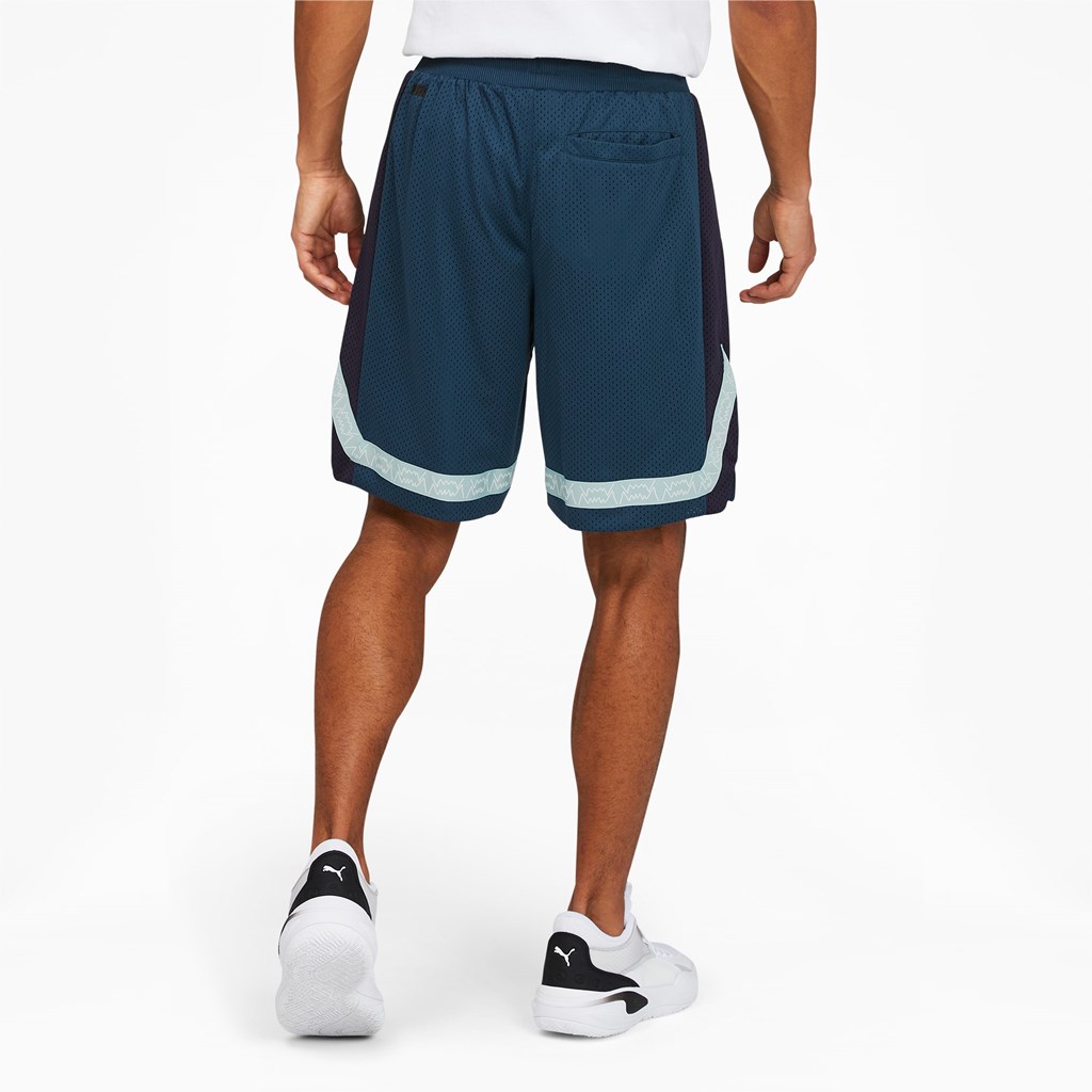 Puma Full Ride Basketball Shorts Herre Blå | YE6938250