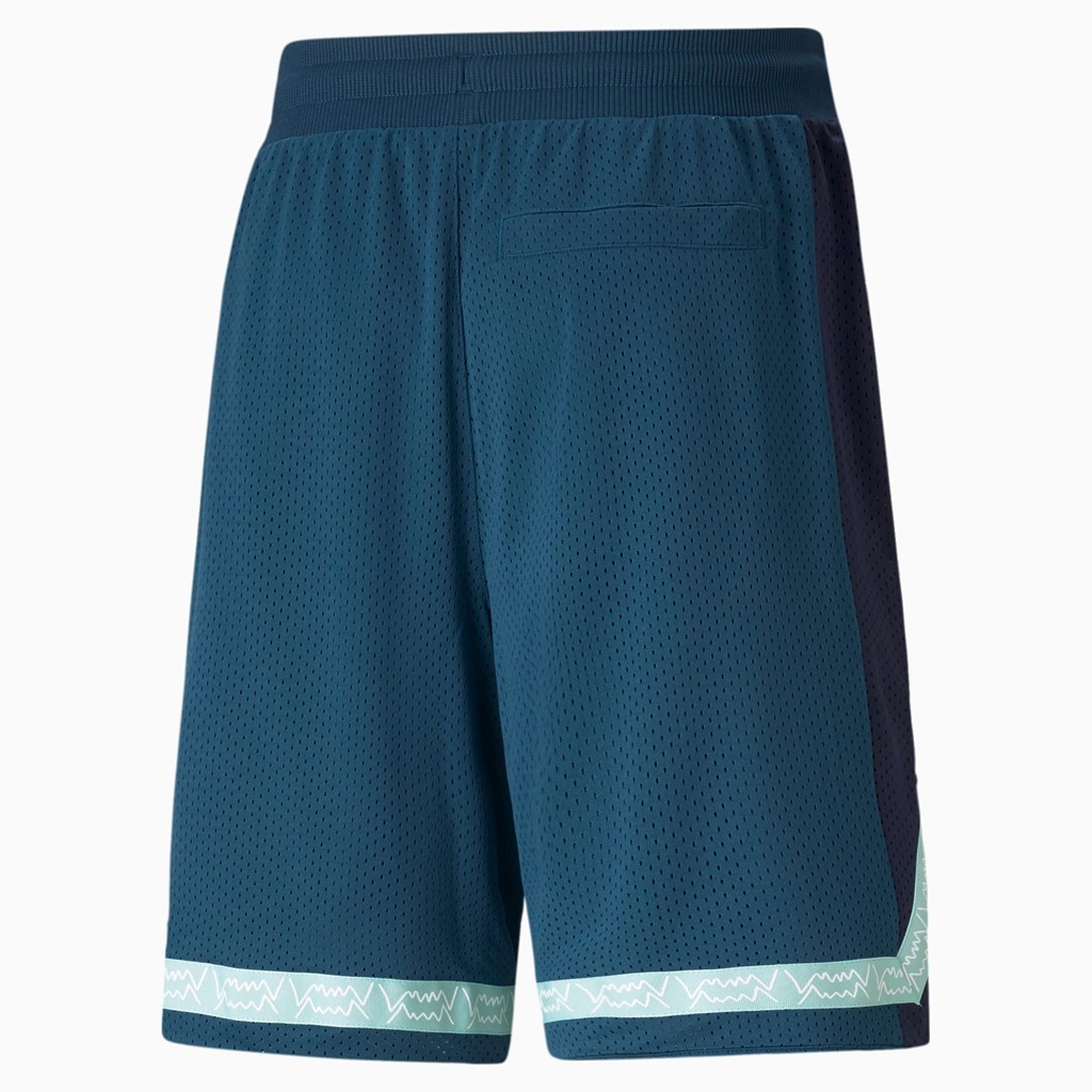 Puma Full Ride Basketball Shorts Herre Blå | YE6938250