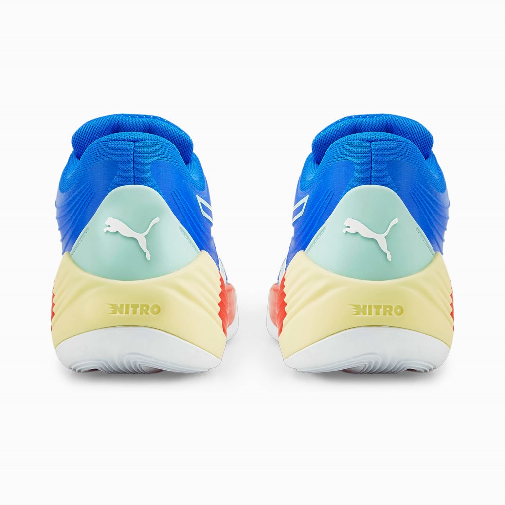 Puma Fusion Nitro Basketsko Dame Bluemazing / Sunblaze | 172JMFLCX