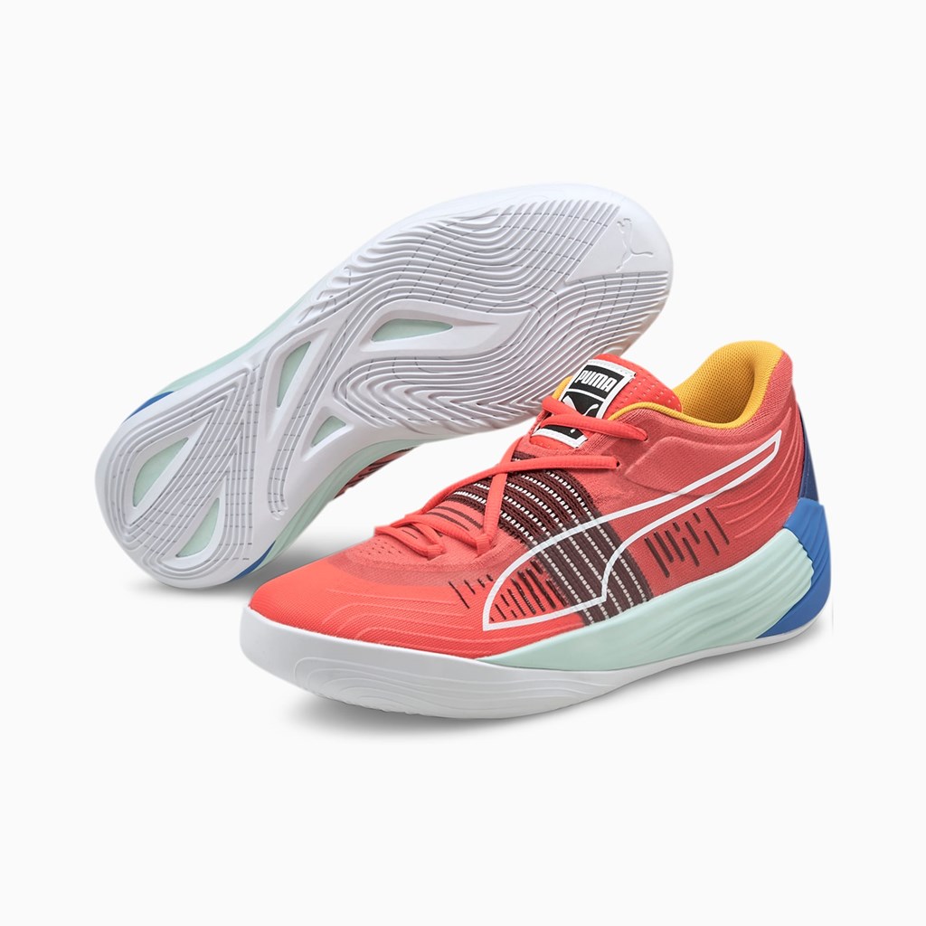 Puma Fusion Nitro Basketsko Dame Sunblaze / Bluemazing | 169VPUENS