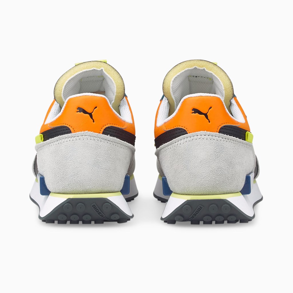 Puma Future Rider Play On Joggesko Herre Hvite Oransje | CD6410237