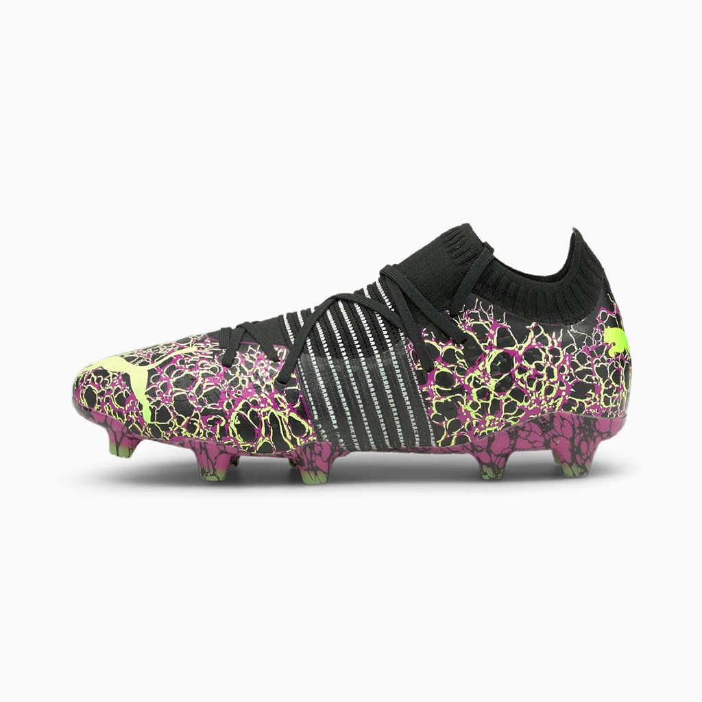 Puma Future Z 1.2 FG/AG Fotballsko Herre Svarte Grønn | DJ9045172