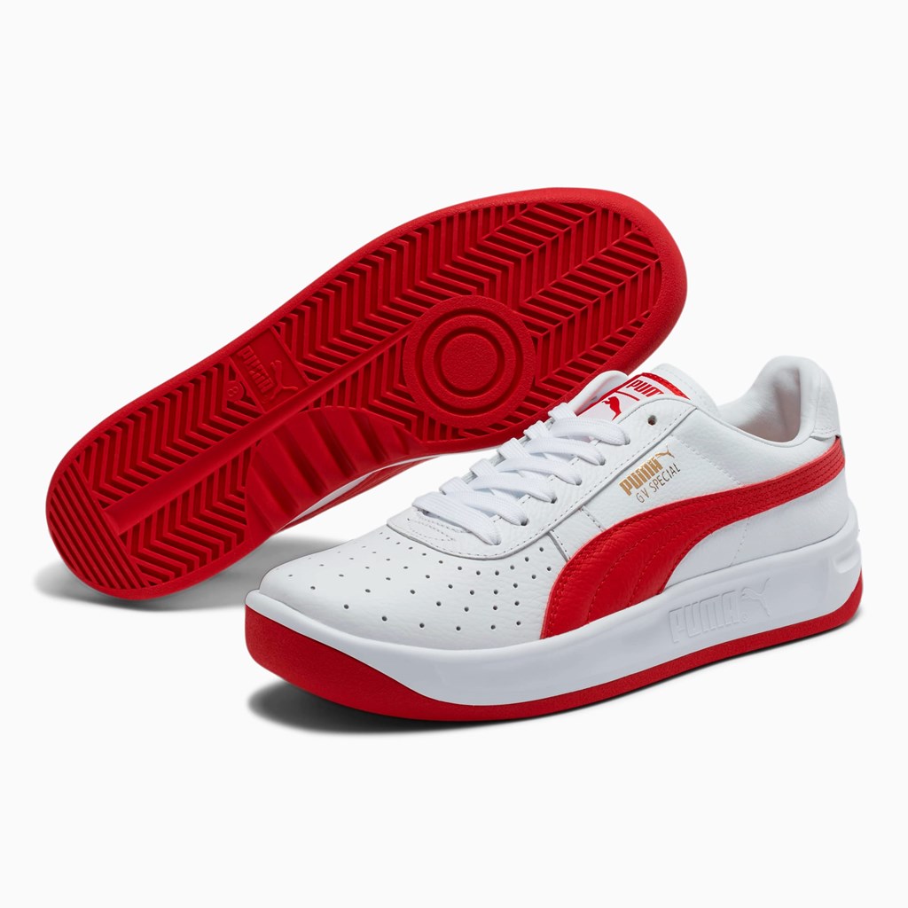 Puma GV Special+ Joggesko Dame Hvite Rød | BD6719204