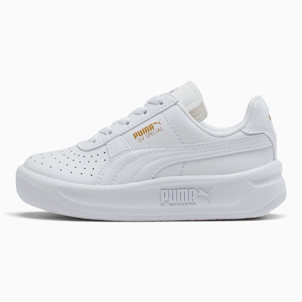 Puma GV Special Little Joggesko Jente Hvite Gull | GP7130589