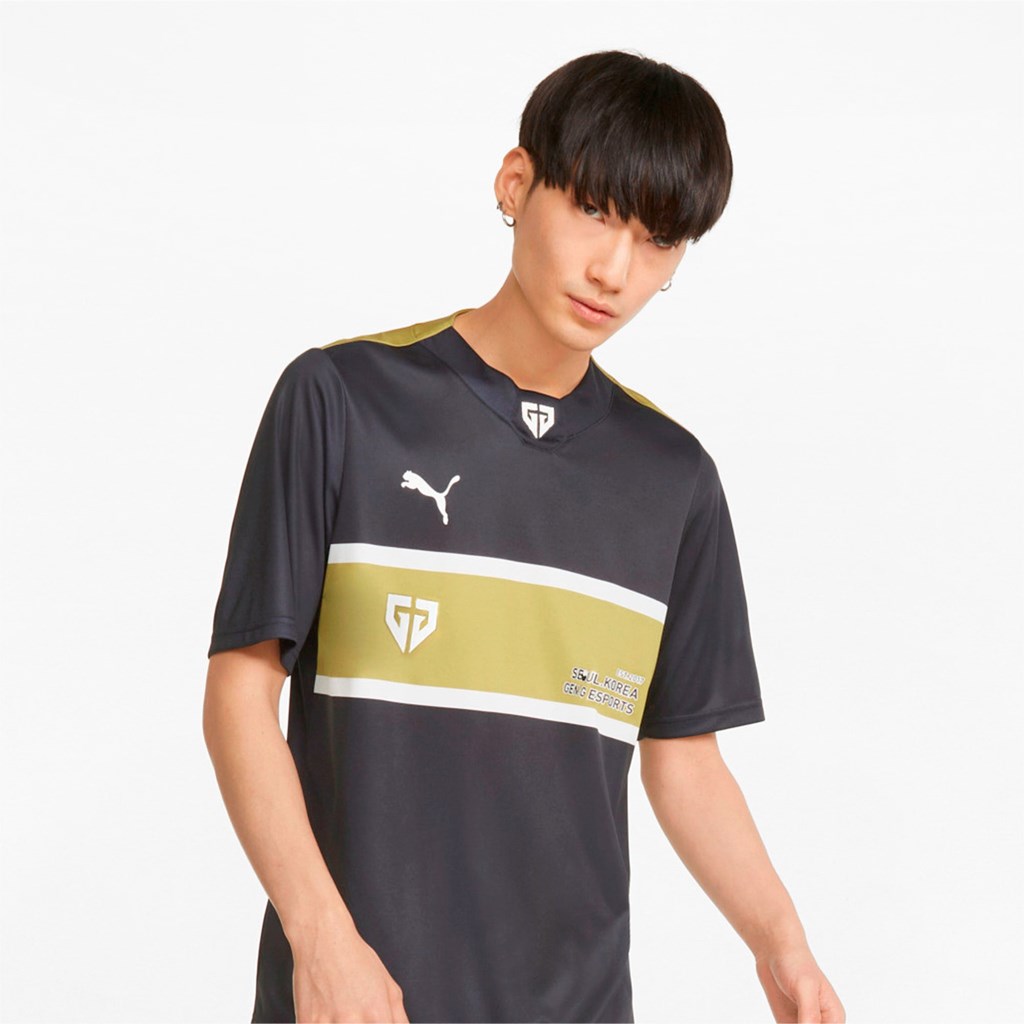 Puma Gen.G E7 Replica Jersey Herre Svarte | 042BCYTGN