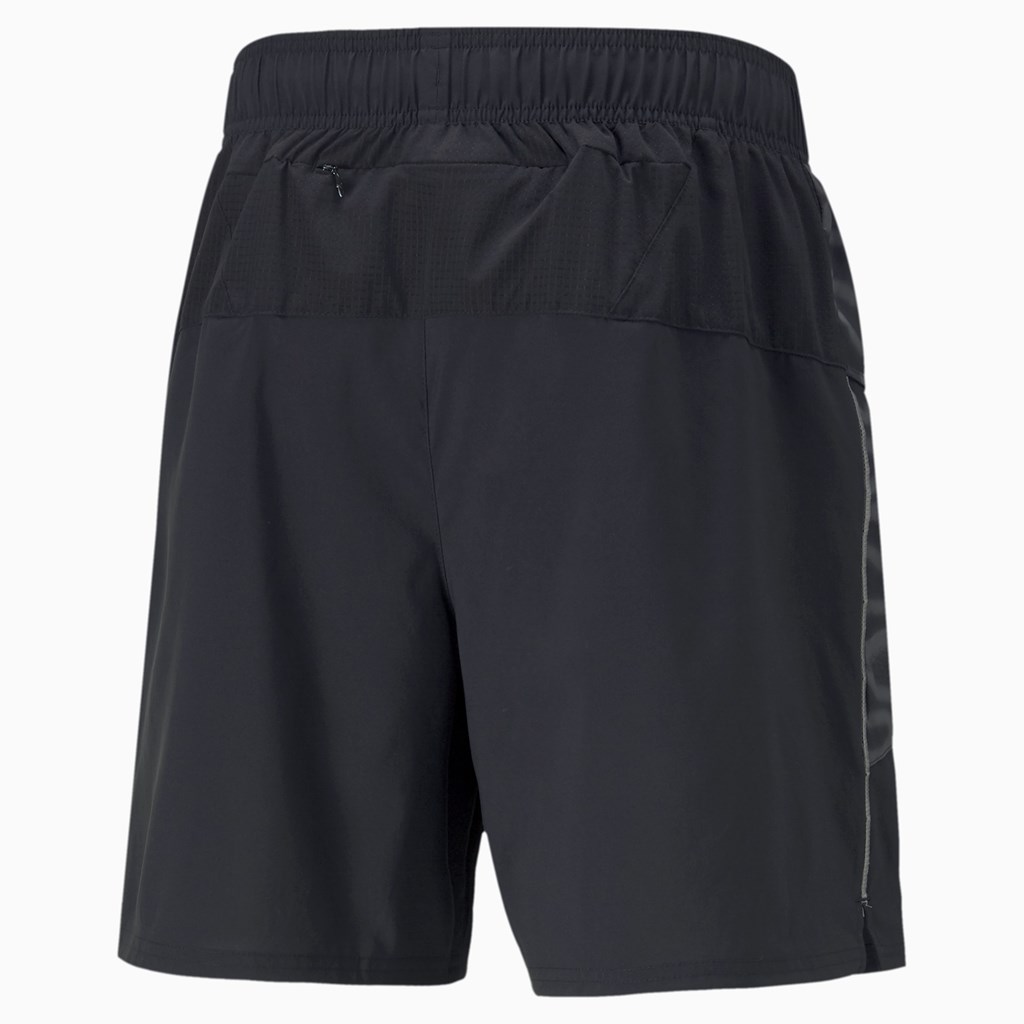 Puma Graphic 7 Jogge Shorts Herre Svarte | MI2674985