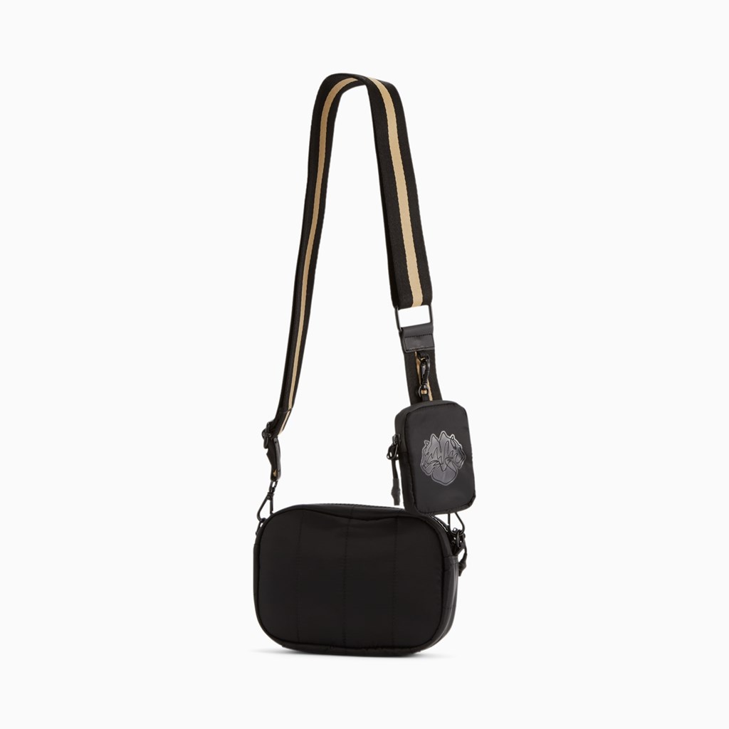 Puma High Court Cross Body Vesker Dame Svarte | 217POQNVE