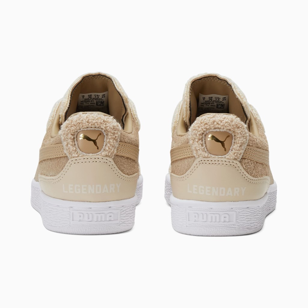 Puma High Court Cunning Suede Joggesko Dame Safari | OU8140257