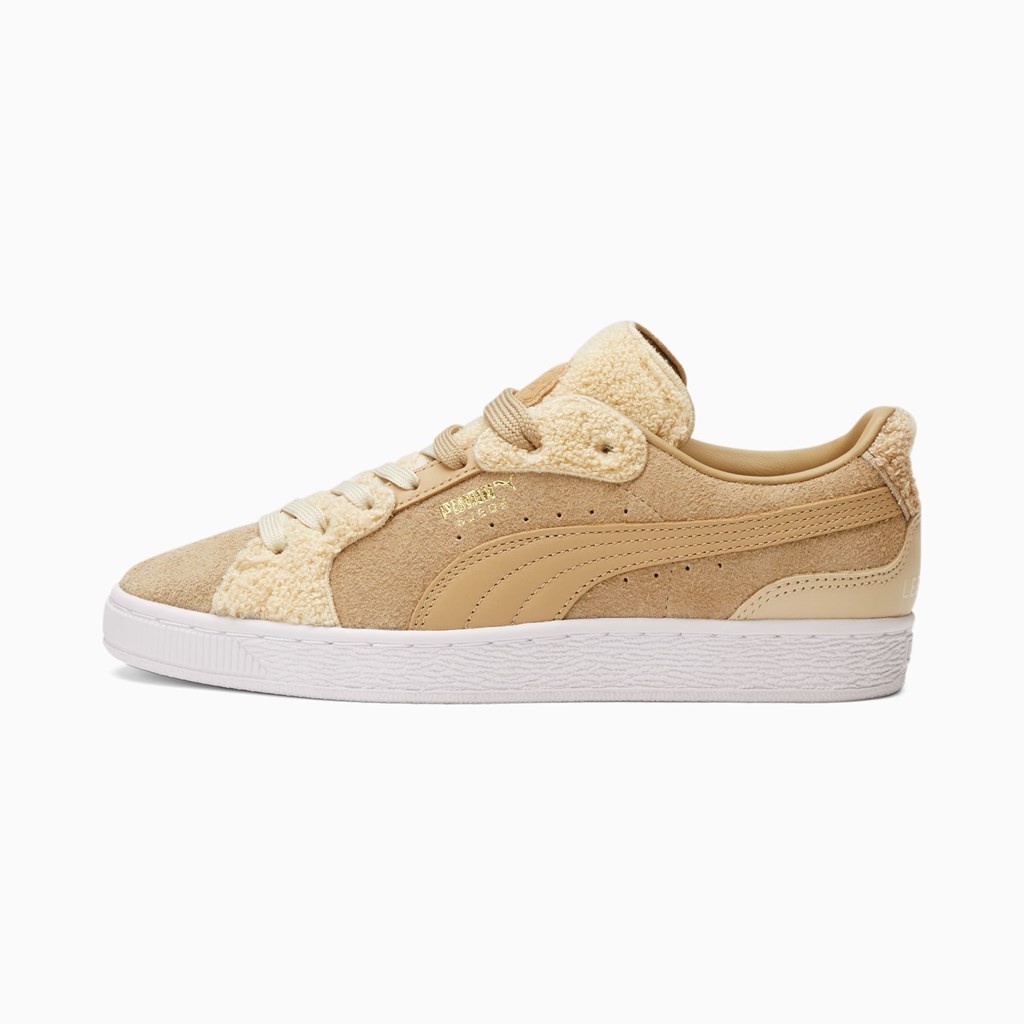 Puma High Court Cunning Suede Joggesko Dame Safari | OU8140257