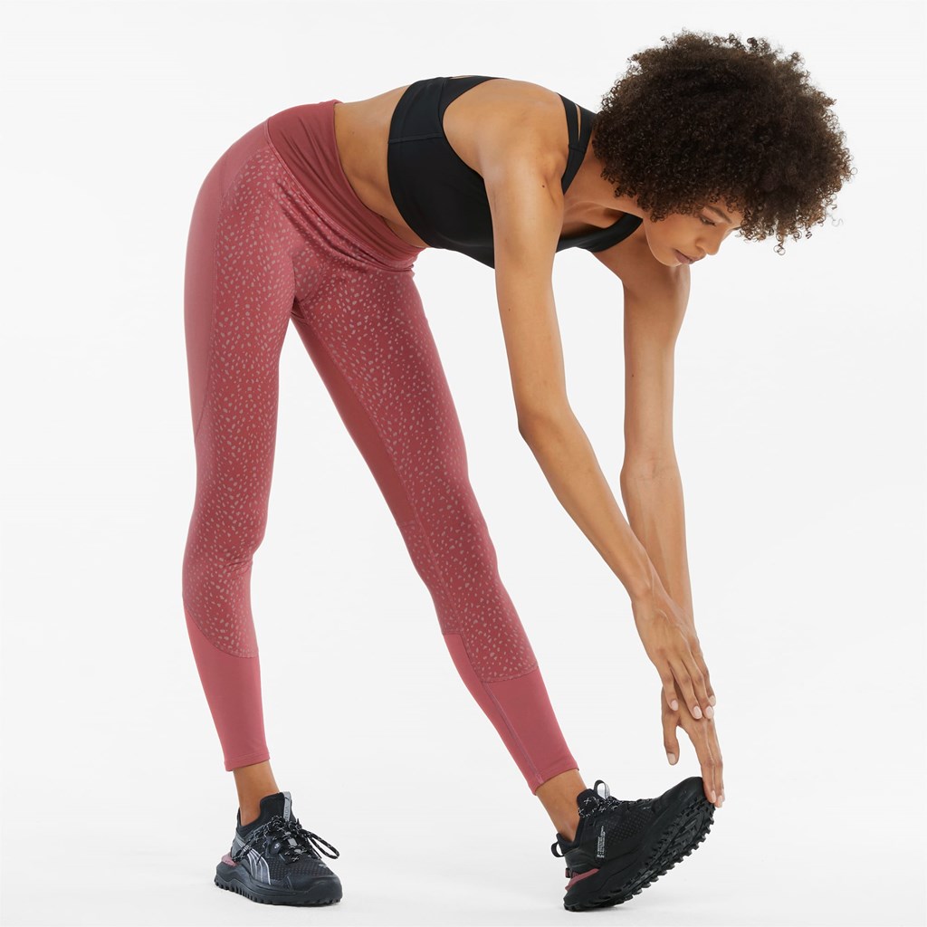 Puma High Liv Full-Length Jogge Leggings Dame Mauvewood | 492IPEYMN