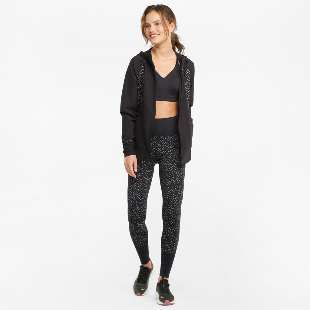 Puma High Liv Full-Length Jogge Leggings Dame Svarte | 498LTWXKS