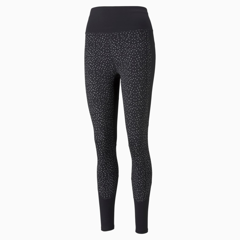 Puma High Liv Full-Length Jogge Leggings Dame Svarte | 498LTWXKS