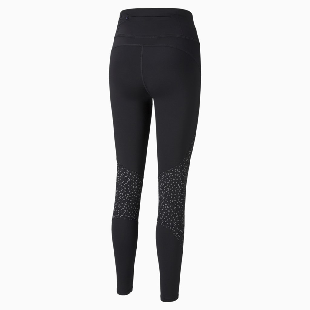 Puma High Liv Full-Length Jogge Leggings Dame Svarte | 498LTWXKS