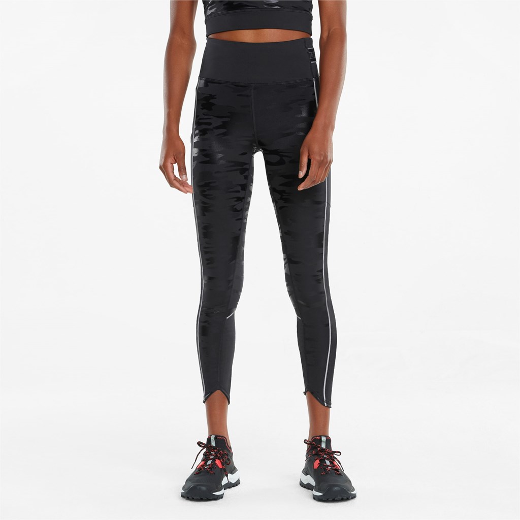 Puma High Shine High Waisted 7/8 Jogge Leggings Dame Svarte | 923SFCAGO