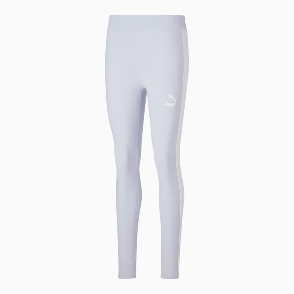 Puma Iconic T7 Leggings Dame Arctic Ice | 906TVLBWI