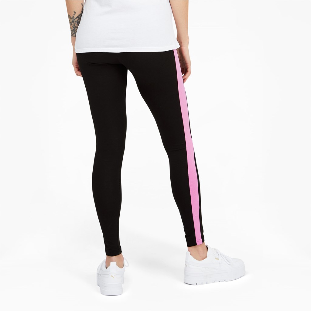 Puma Iconic T7 Leggings Dame Svarte | 236AOGBHN