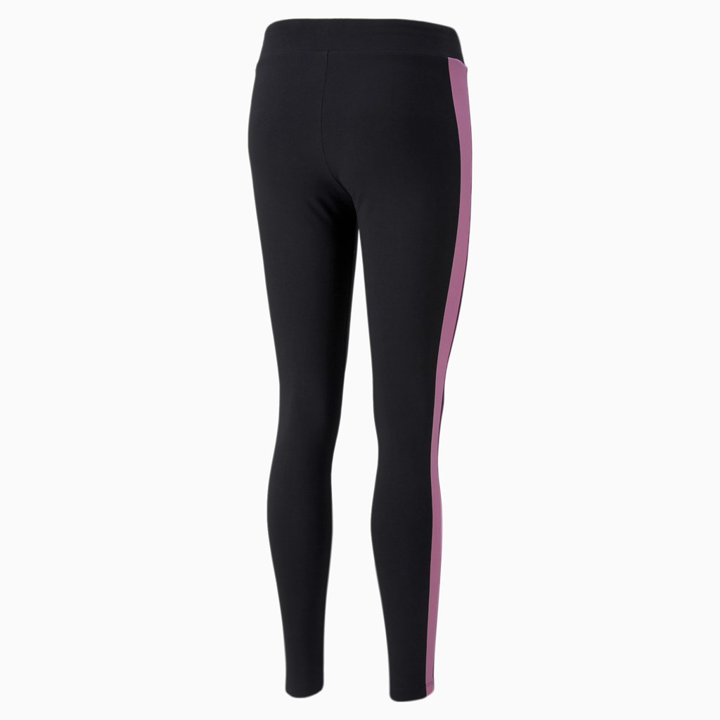 Puma Iconic T7 Leggings Dame Svarte | 236AOGBHN