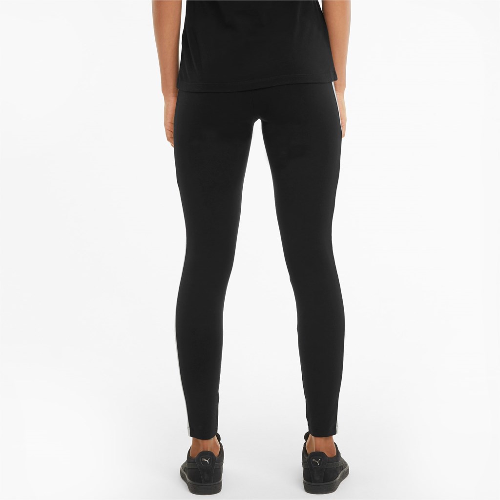 Puma Iconic T7 Leggings Dame Svarte | 962NMAHJZ