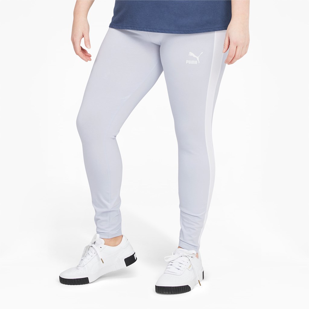 Puma Iconic T7 PL Leggings Dame Arctic Ice | 549GOUXIA