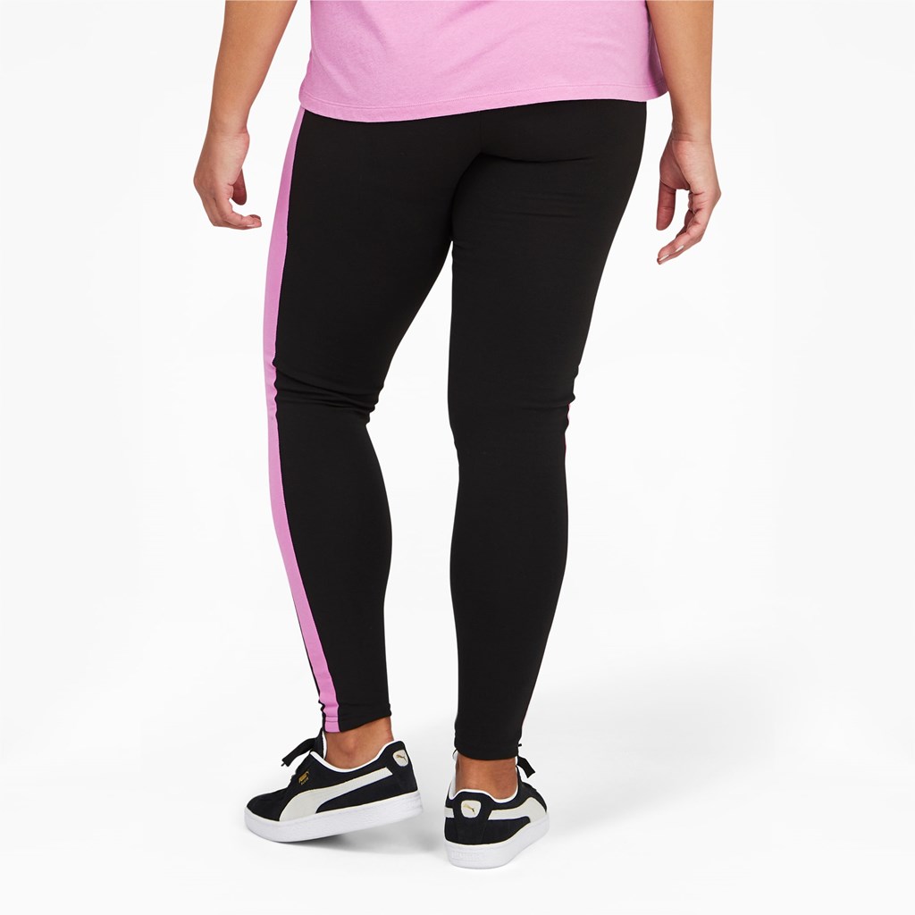 Puma Iconic T7 PL Leggings Dame Svarte | 024EODZKN