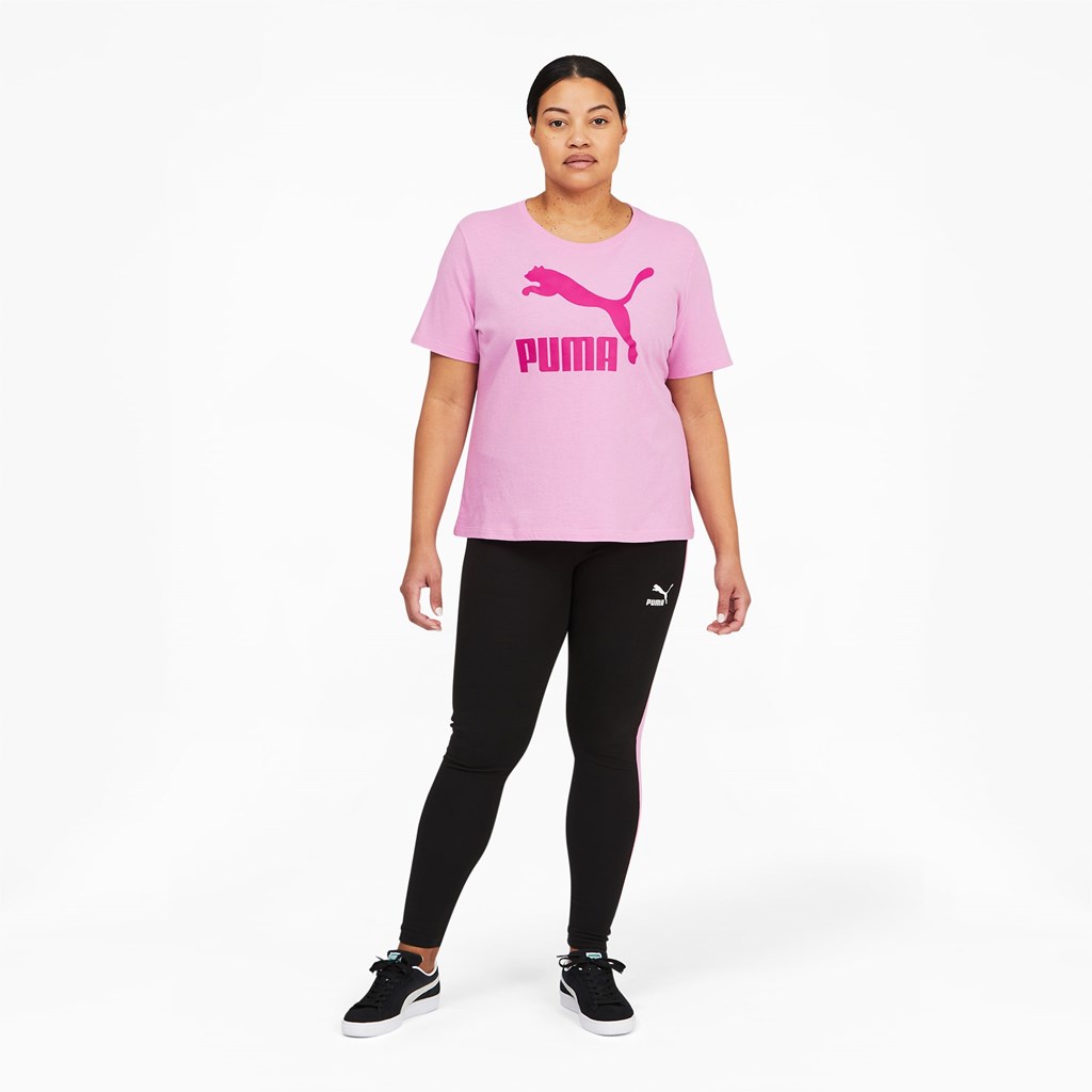 Puma Iconic T7 PL Leggings Dame Svarte | 024EODZKN