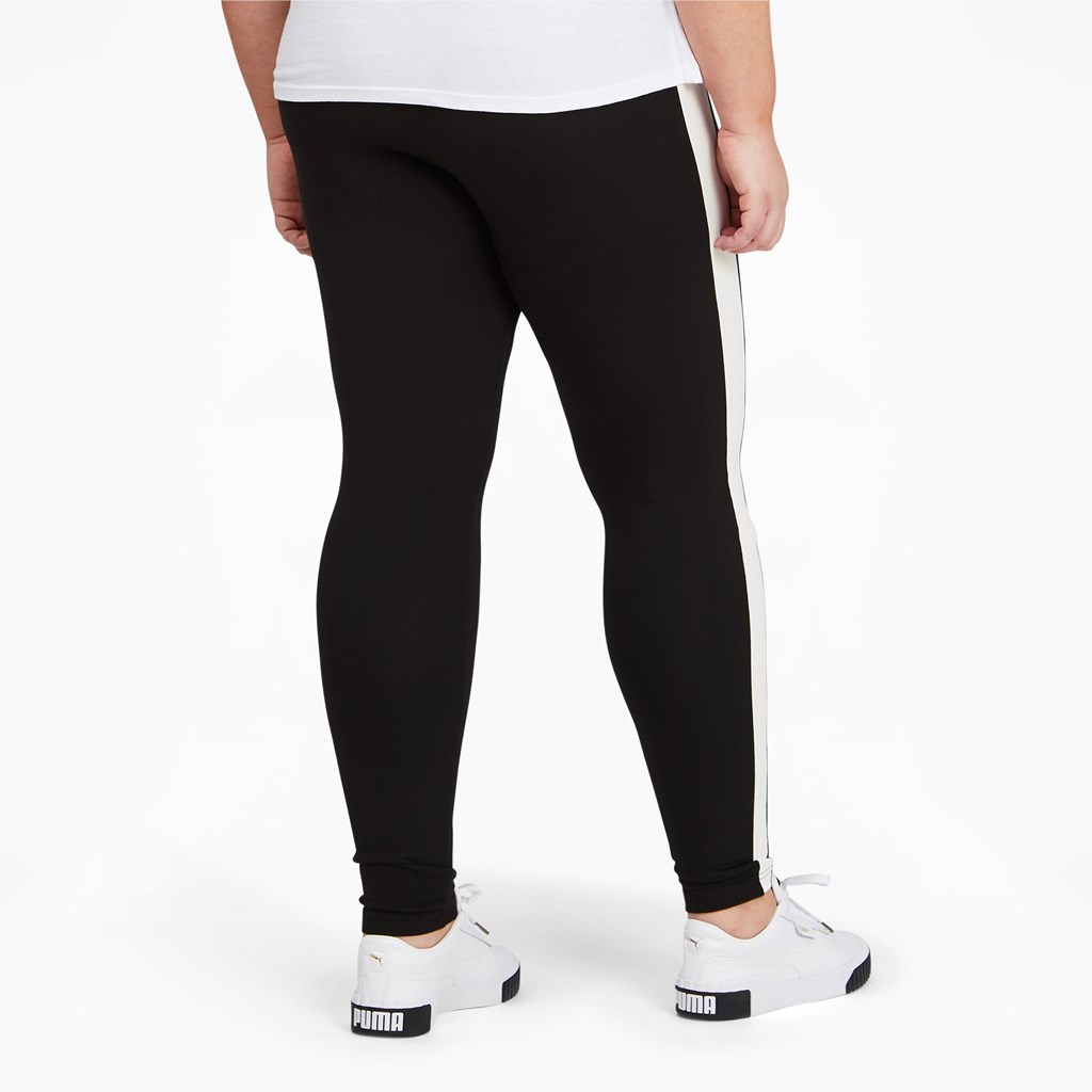 Puma Iconic T7 PL Leggings Dame Svarte | 401SKPYGI