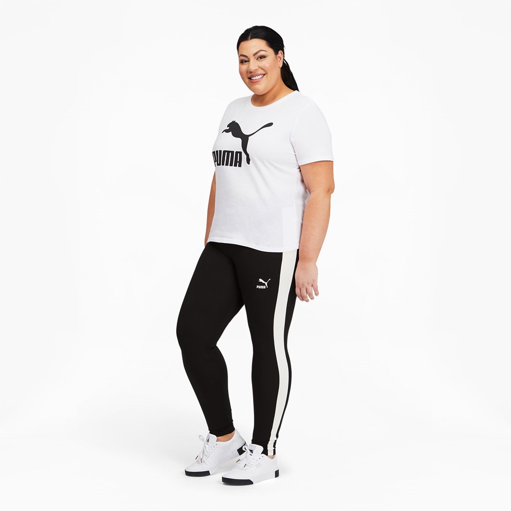 Puma Iconic T7 PL Leggings Dame Svarte | 401SKPYGI