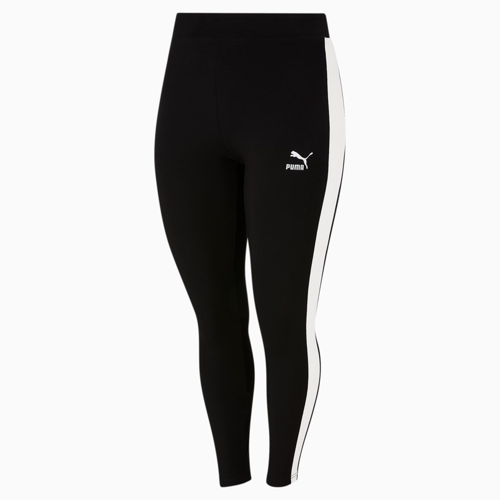 Puma Iconic T7 PL Leggings Dame Svarte | 401SKPYGI