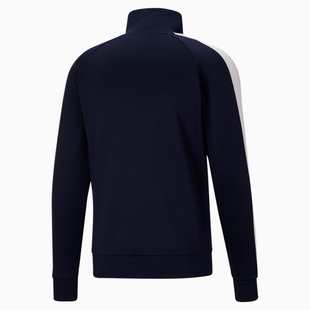 Puma Iconic T7 Track Jakke Herre Peacoat | 436HEMKOI