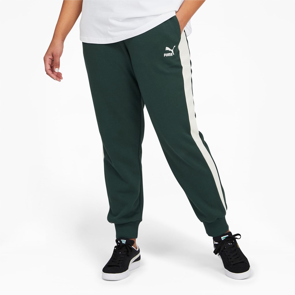 Puma Iconic T7 Track PL Bukse Dame Grønn | 935RBSWMP