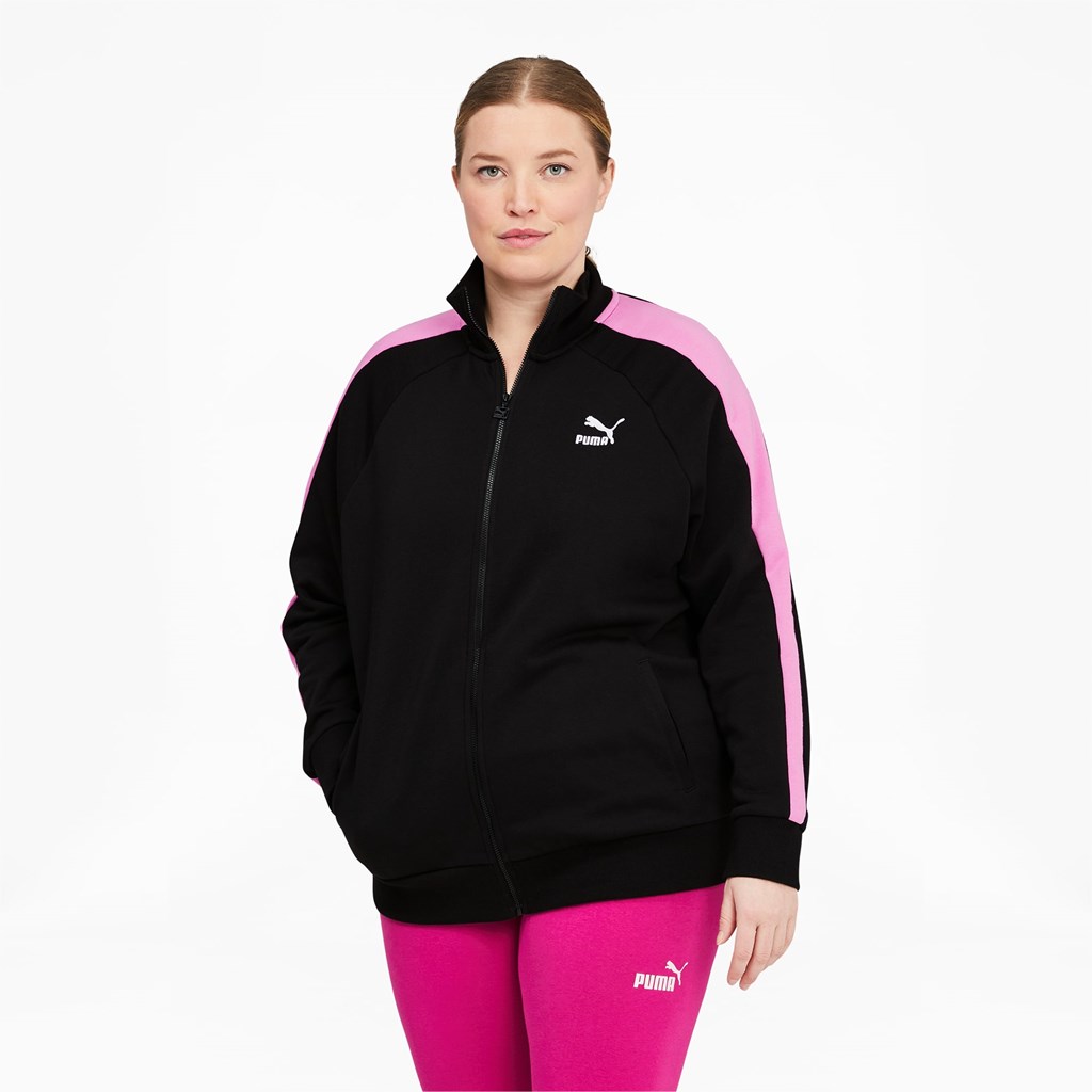 Puma Iconic T7 Track PL Jakke Dame Svarte | 571BLFHPT