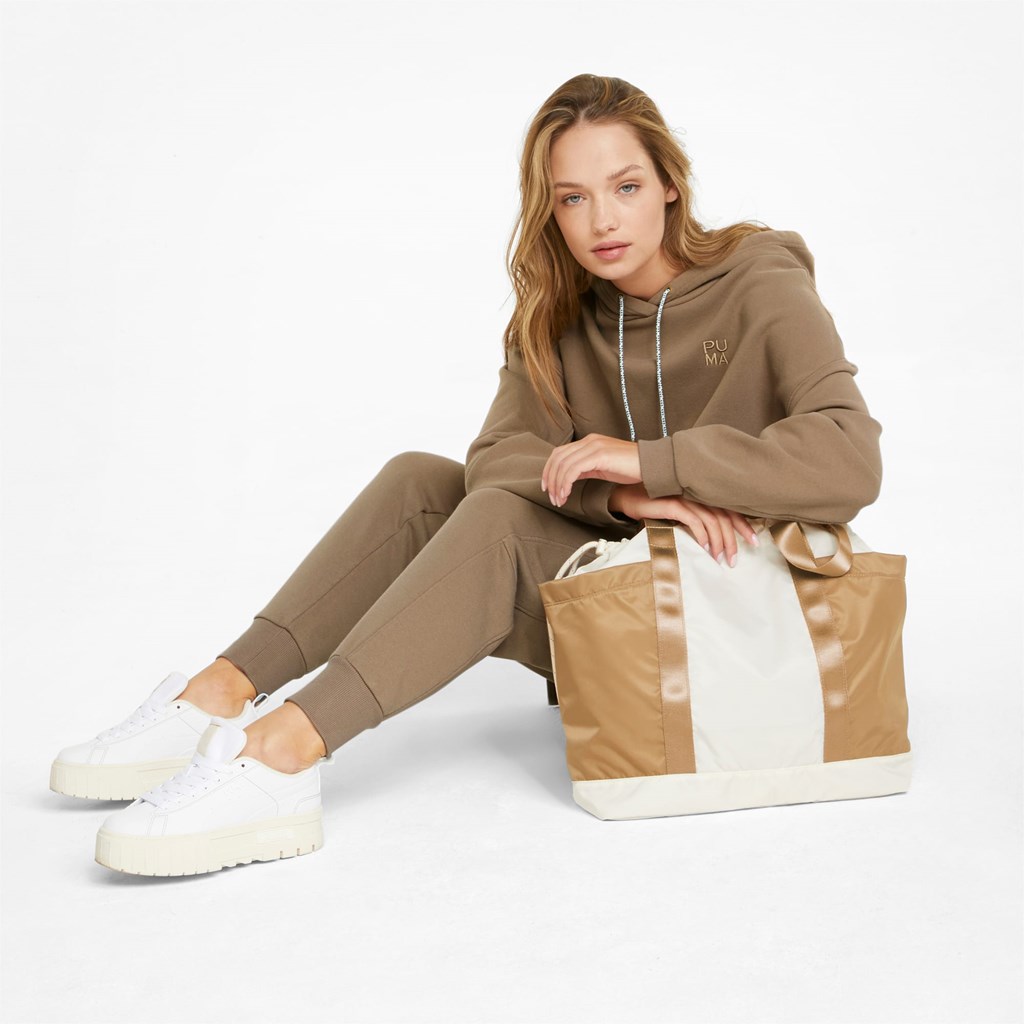 Puma Infuse Tote Vesker Dame Pristine / Tiger'S Eye | 863MFZUPO