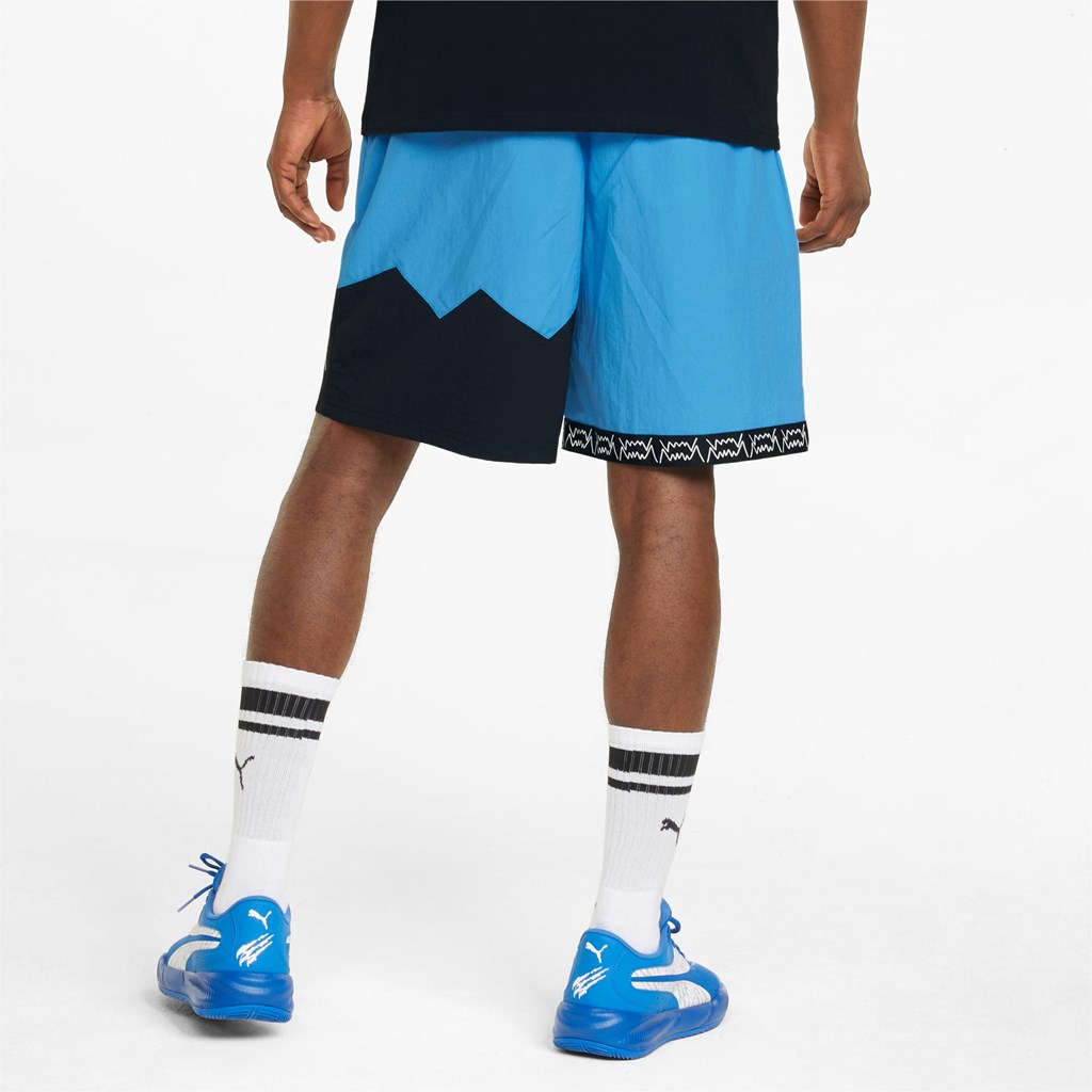 Puma Jaws Woven Basketball Shorts Herre Svarte | EZ4915032