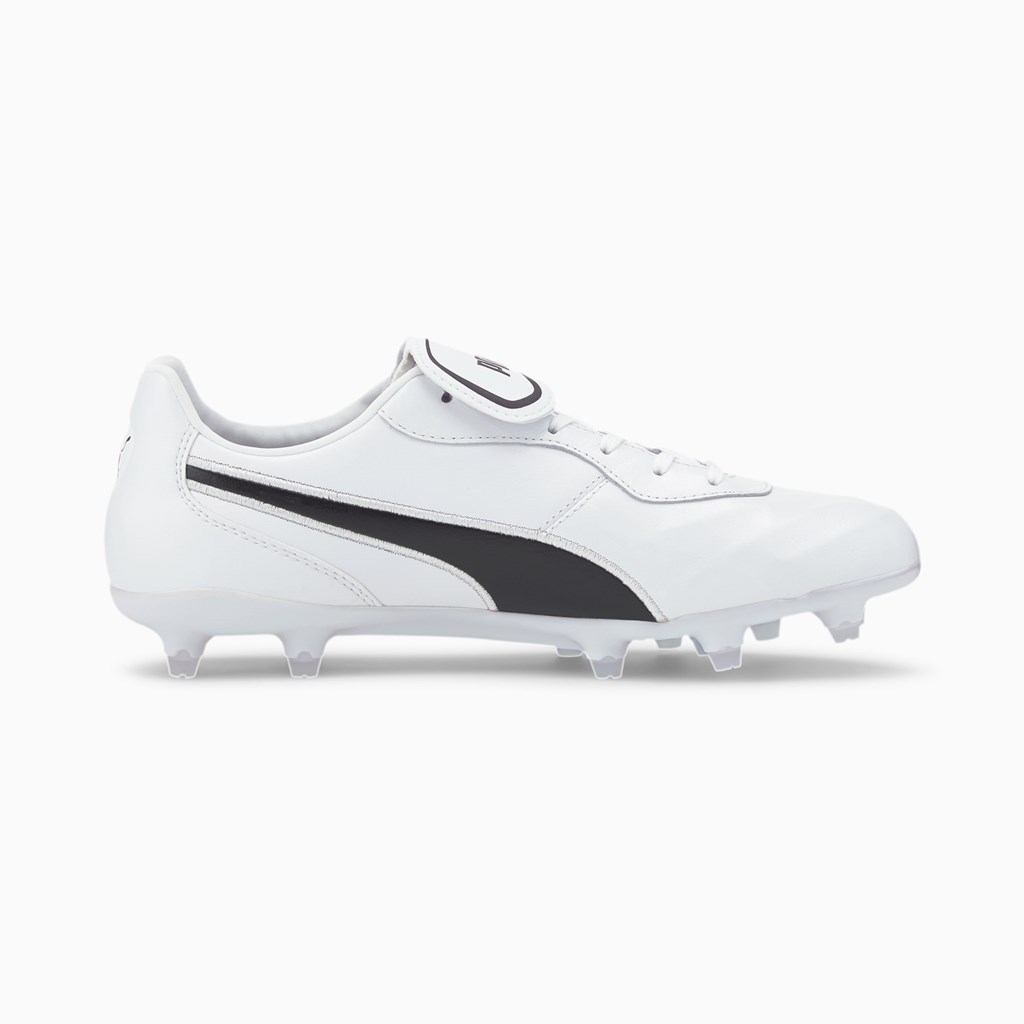 Puma King Top FG Fotballsko Dame Hvite Svarte Hvite | DP8356792