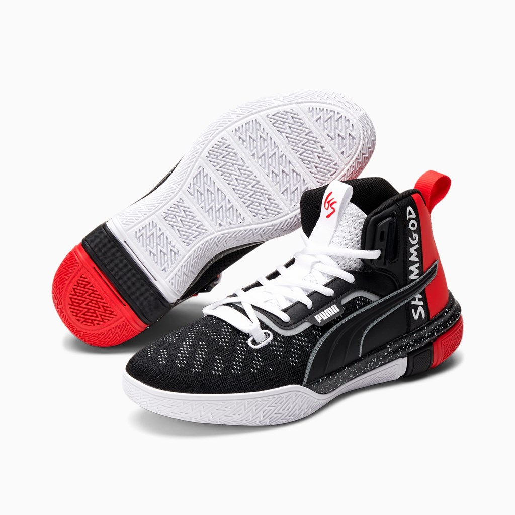 Puma Legacy Shammgod Basketsko Dame Svarte Rød | 714HVQFOZ