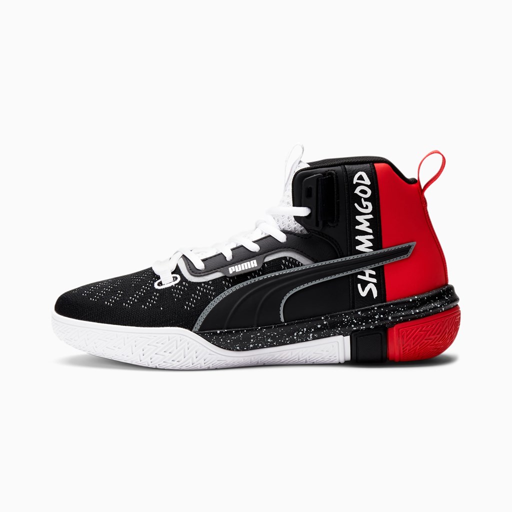 Puma Legacy Shammgod Basketsko Dame Svarte Rød | 714HVQFOZ