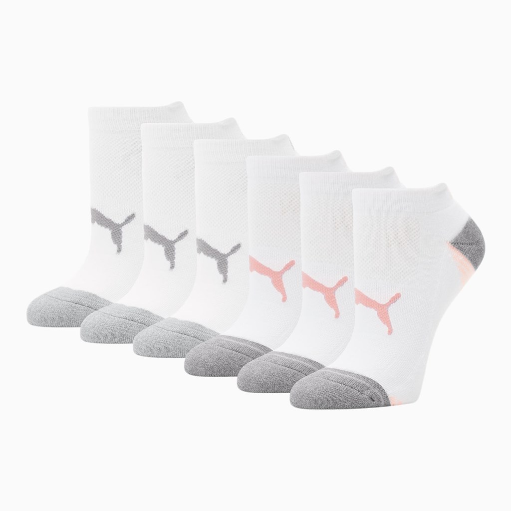 Puma Low Cut Socks [6 Pack] Sokker Dame Peach | OX2736581