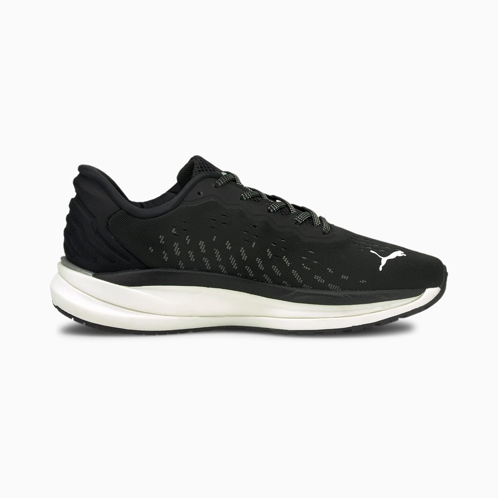 Puma Magnify Nitro Jogge Joggesko Dame Svarte Hvite | TH2716458