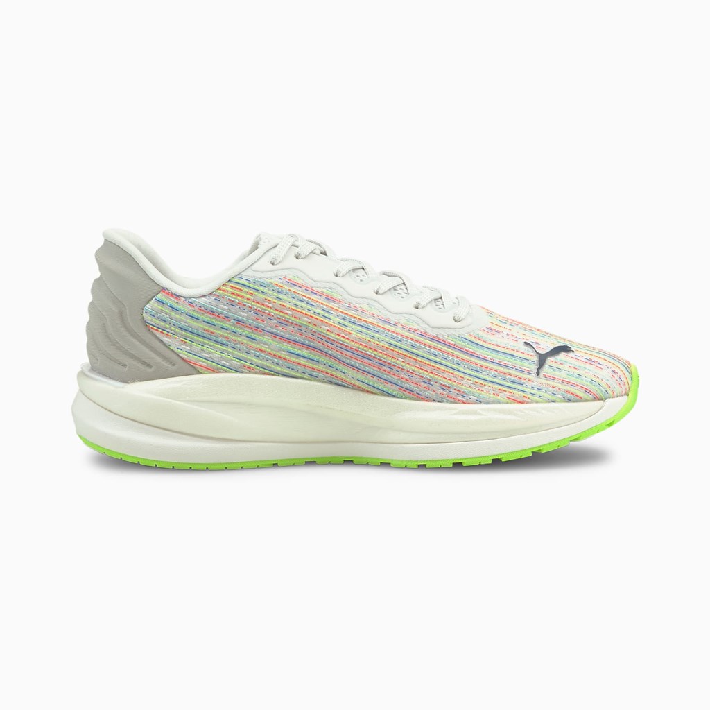 Puma Magnify Nitro SP Jogge Joggesko Dame Hvite Grønn | MZ3278940