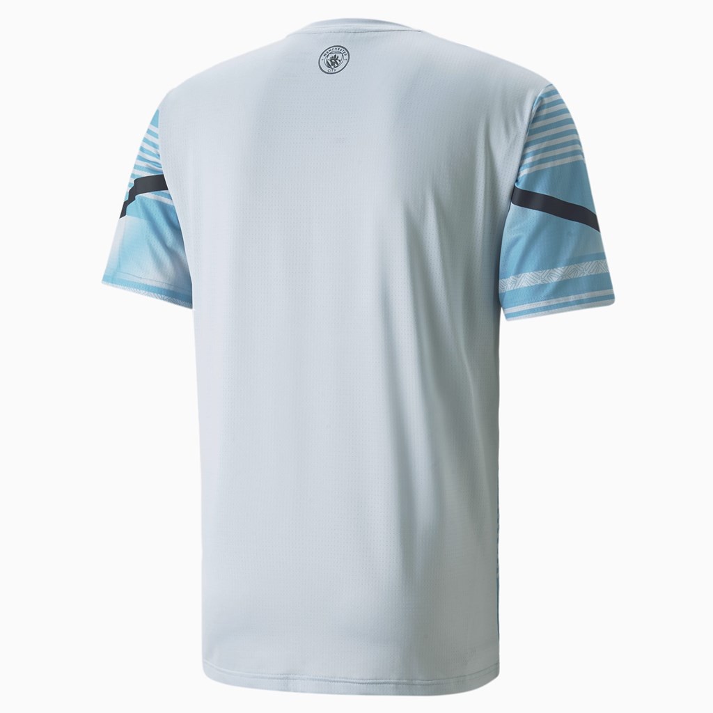 Puma Man City Prematch Soccer Jersey Herre Heather / Peacoat | 759OPUXRQ