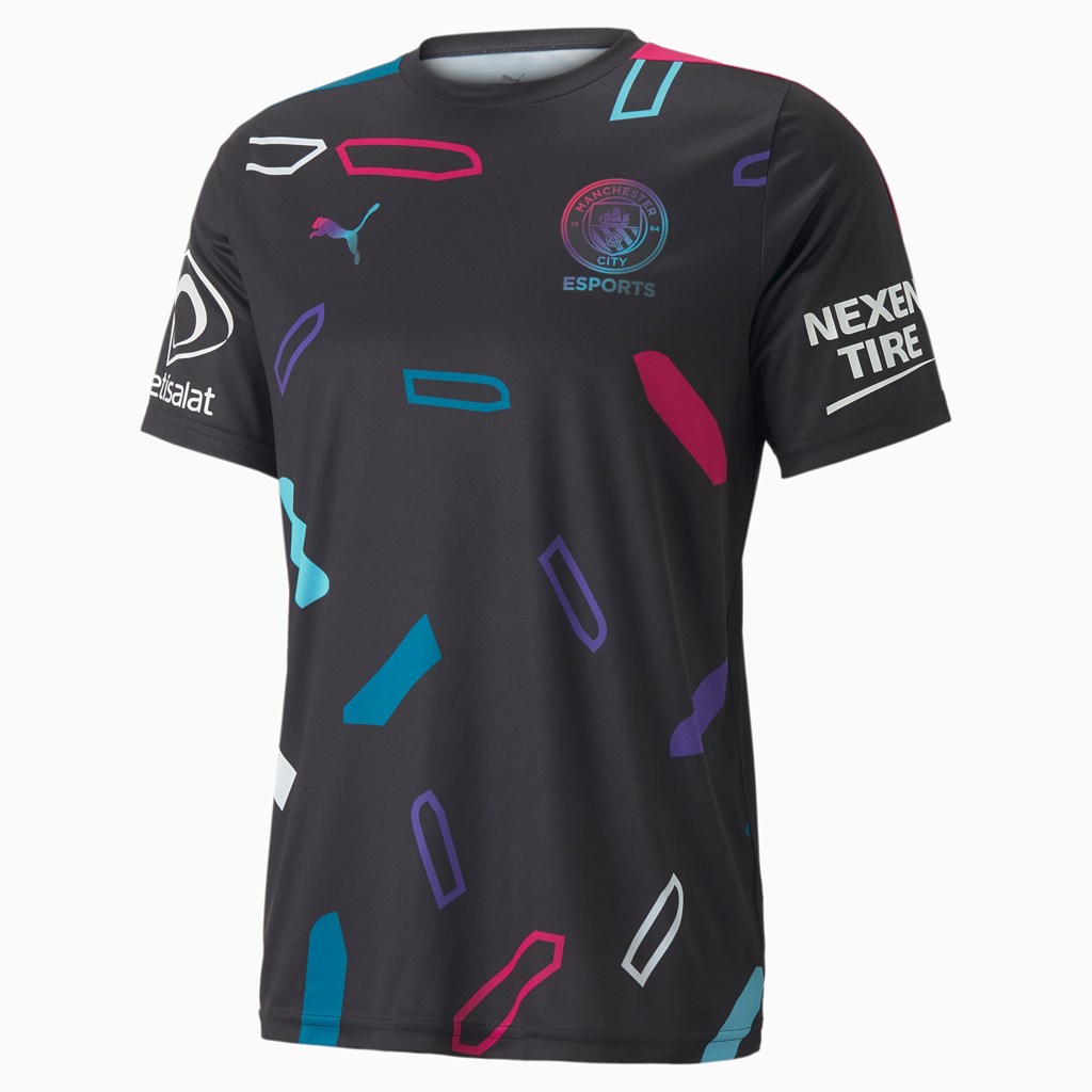 Puma Man City Replica Esports Jersey Herre Svarte | 306SFDMNR