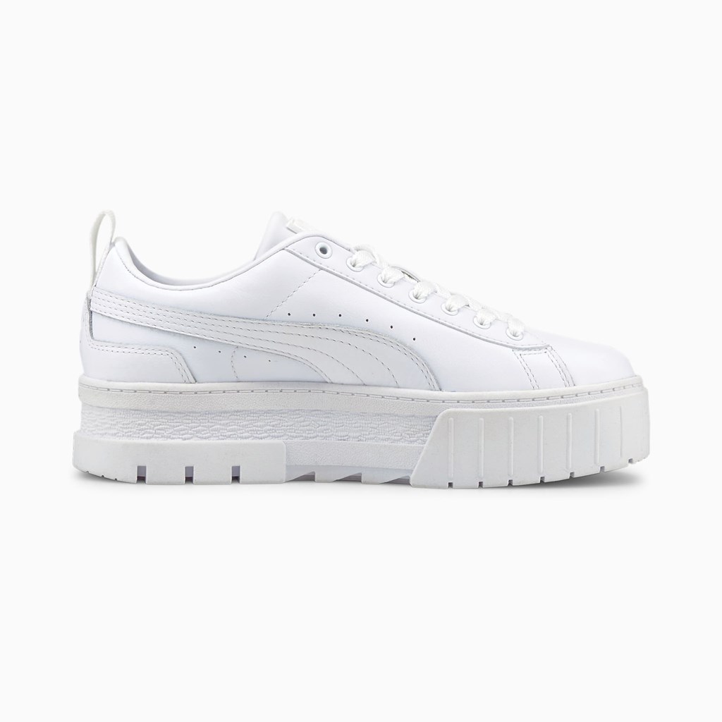 Puma Mayze Classic Joggesko Dame Hvite | NB7984502