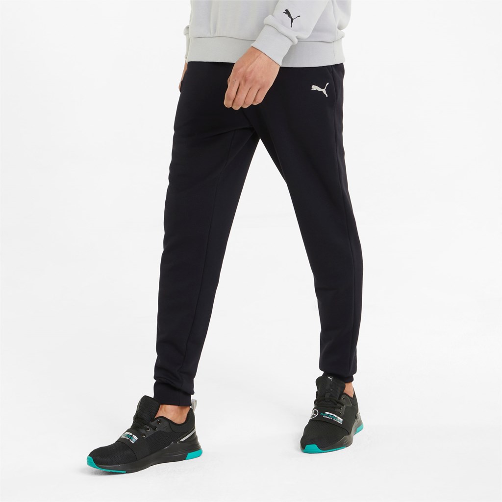 Puma Mercedes F1 Essentials Sweatpants Herre Svarte | ST5241803