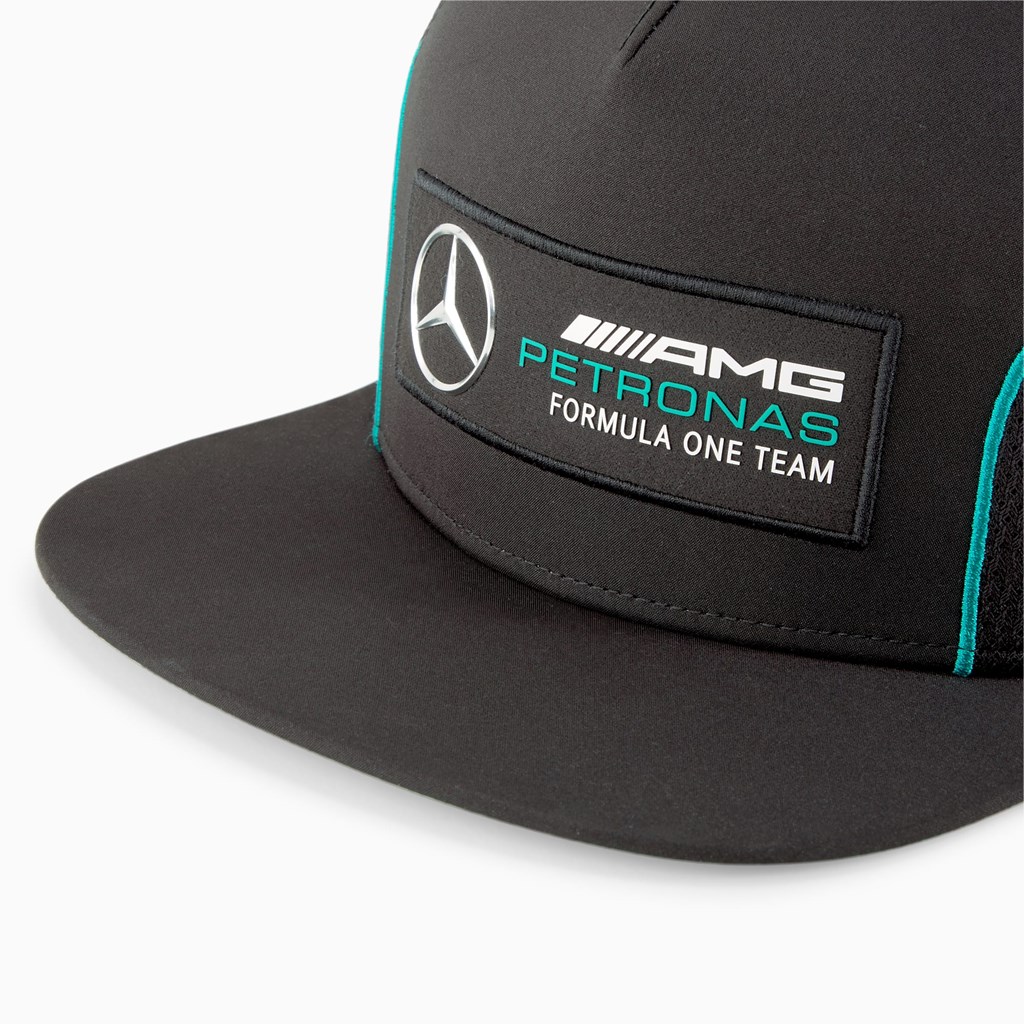 Puma Mercedes F1 Flate Brim Hatt Herre Svarte | 102PXAHJE